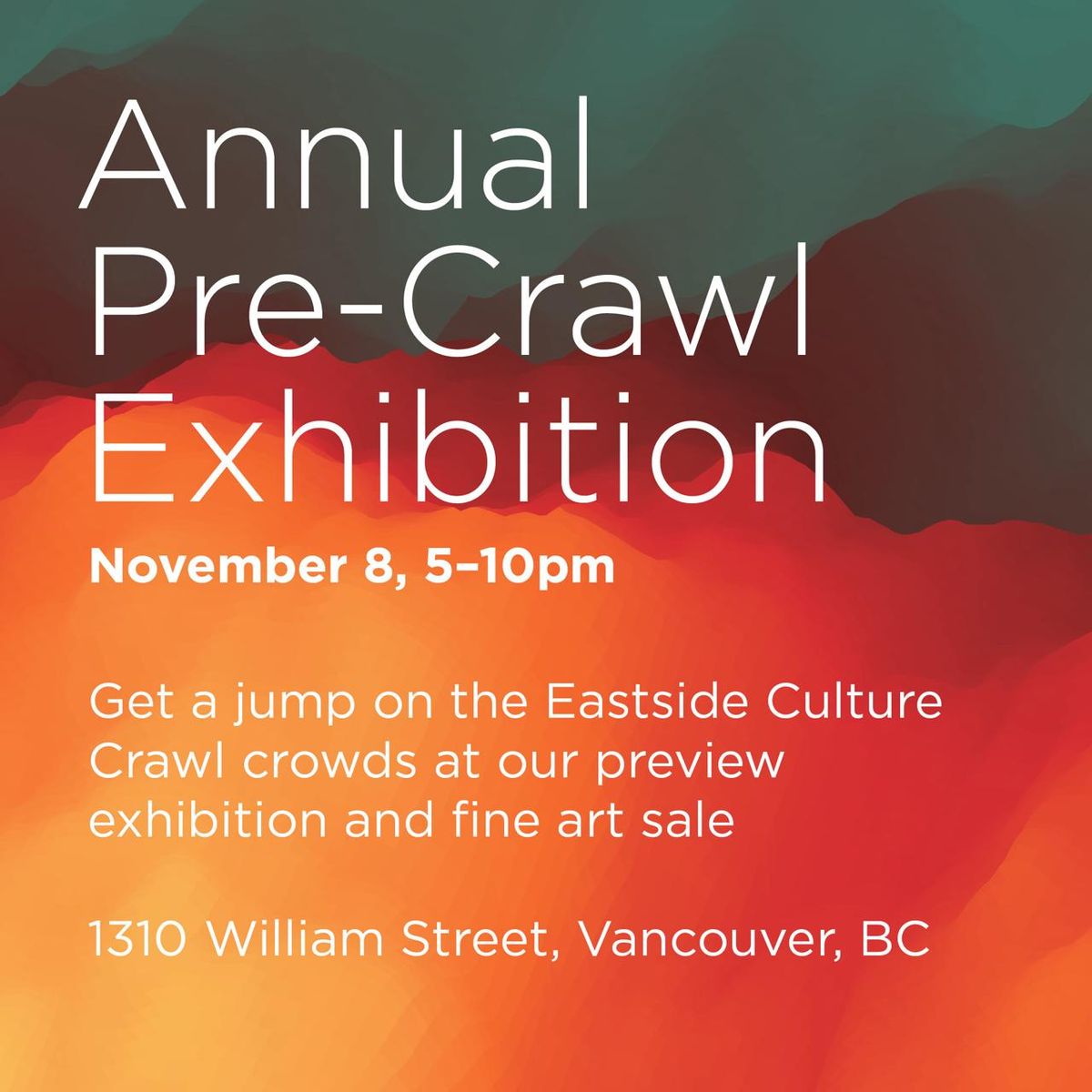 Eastside Atelier's Annual Pre-Crawl Exhibition