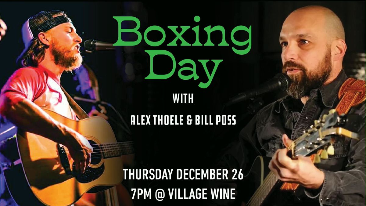 Boxing Day with Alex and Bill!