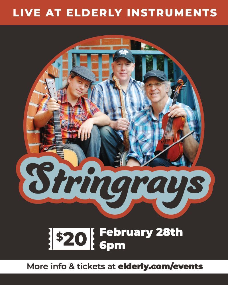 Stringrays Live at Elderly Instruments!