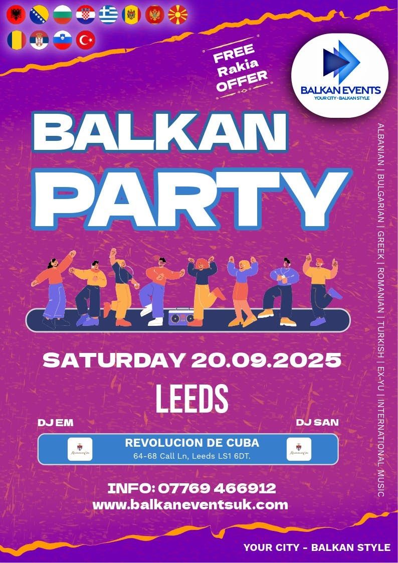 Balkan Party LEEDS - Autumn Welcome