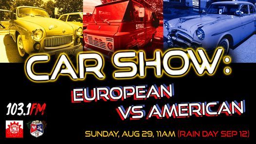 WPNA 103.1 FM Car Show: European  vs American