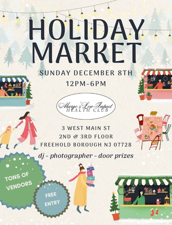 Holiday Market at MARGO'S Low-Impact Health Club