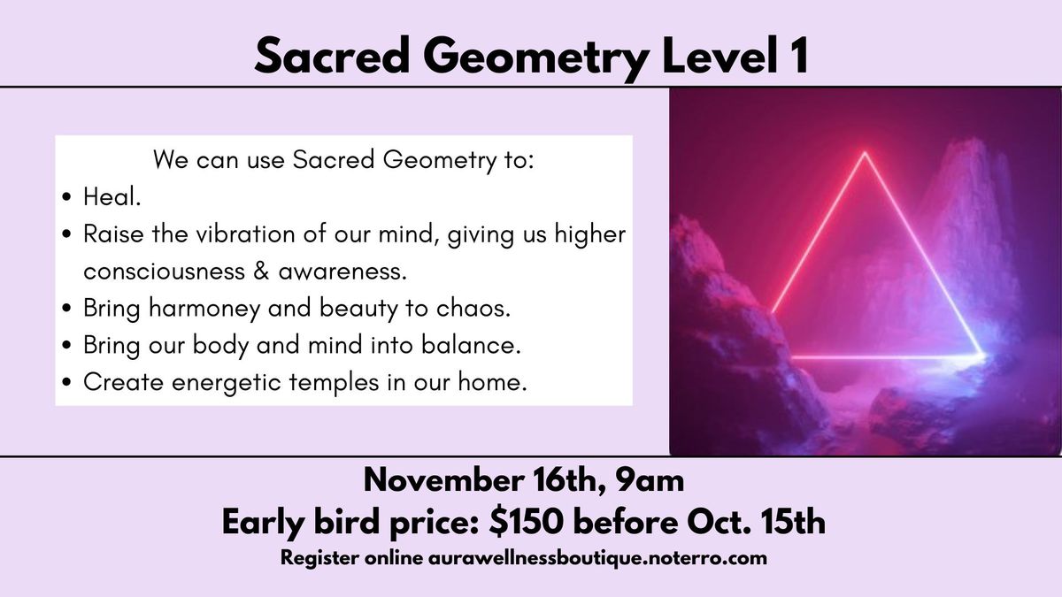 Sacred Geometry Level 1