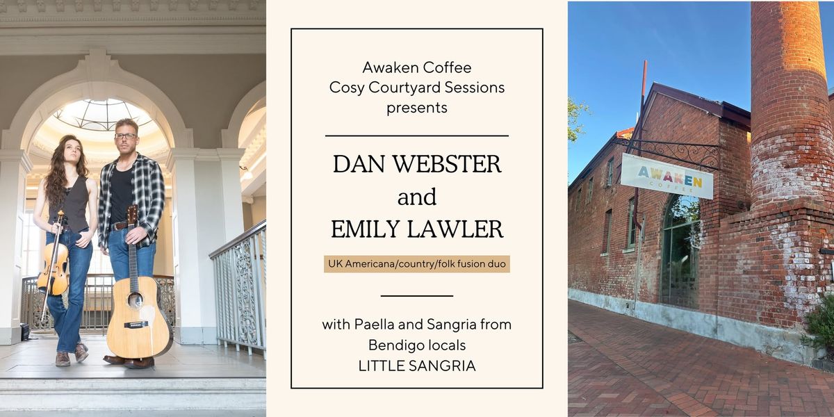 Dan Webster & Emily Lawler live in the Awaken courtyard