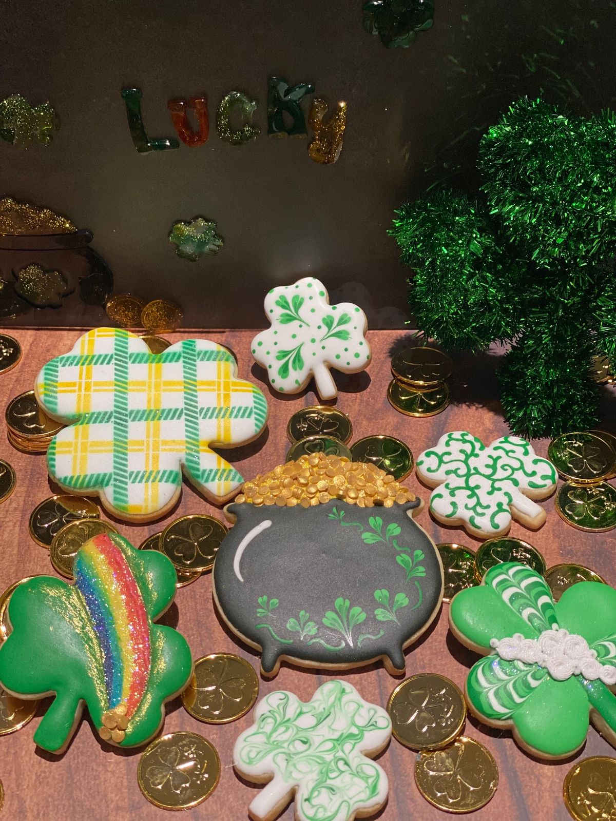 Shamrocks and shenanigans cookie class