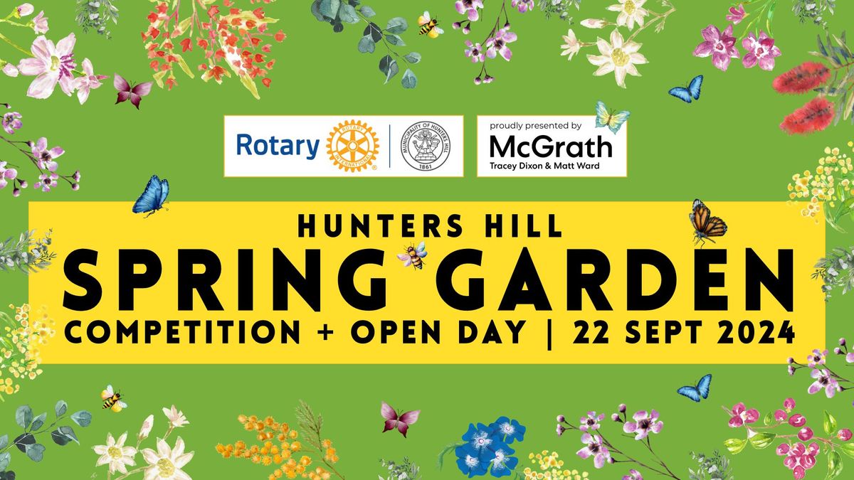 Hunters Hill Spring Garden Competition and Open Day