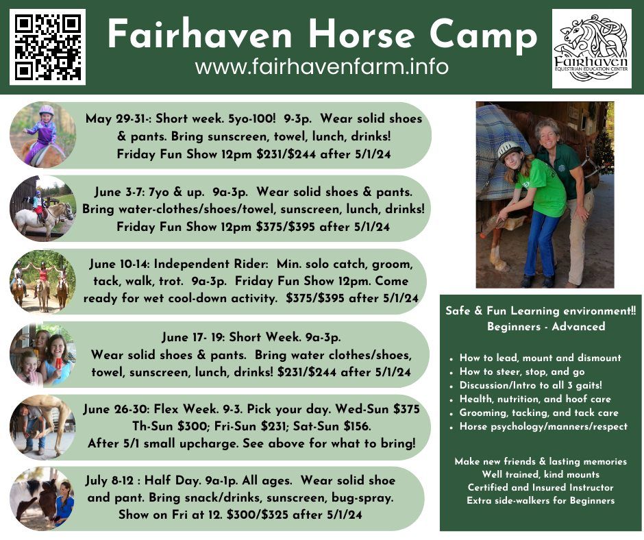 Fairhaven Farm Equestrian Camp