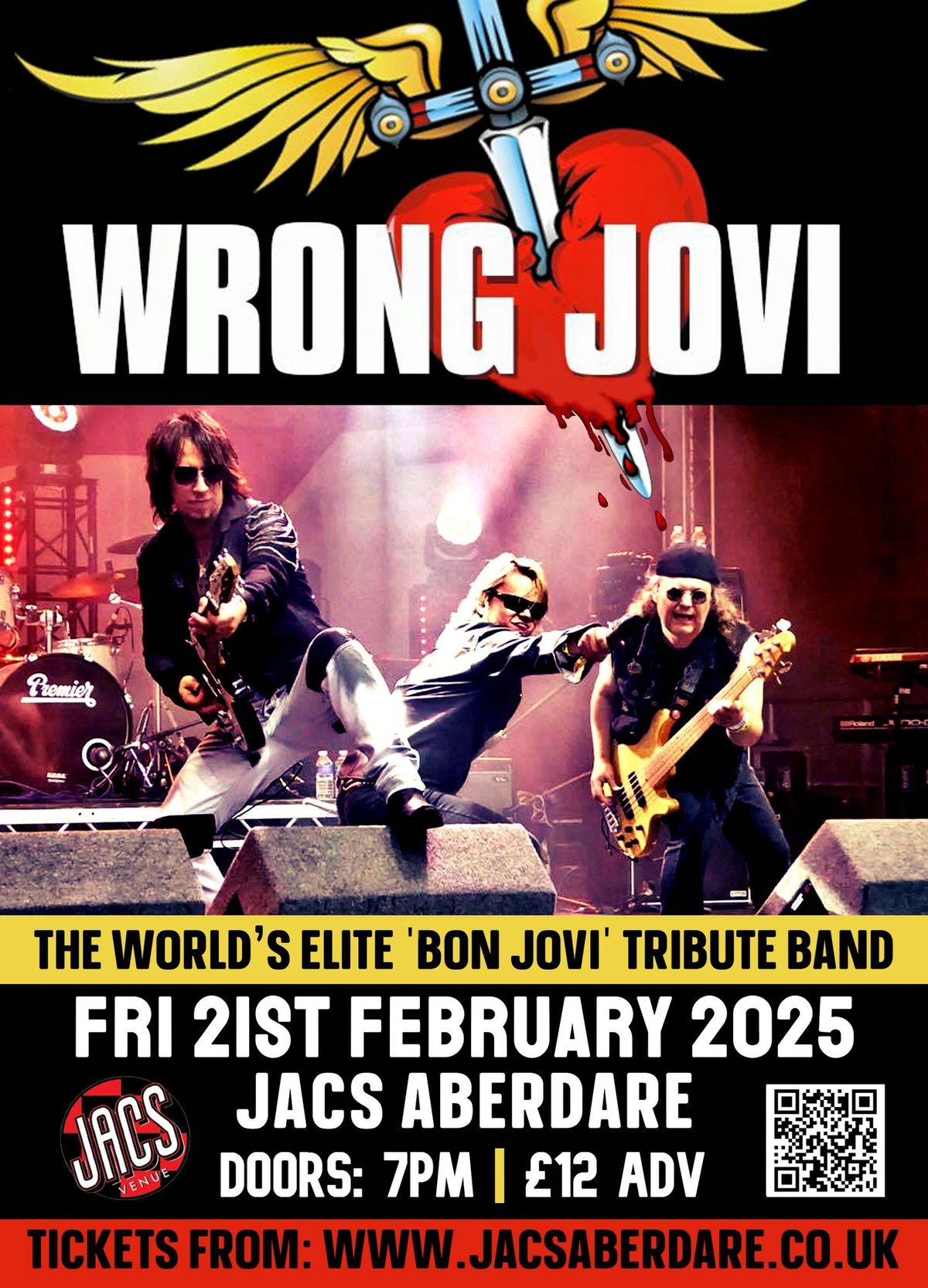 Wrong Jovi (Bon Jovi tribute band) @ Jacs Aberdare