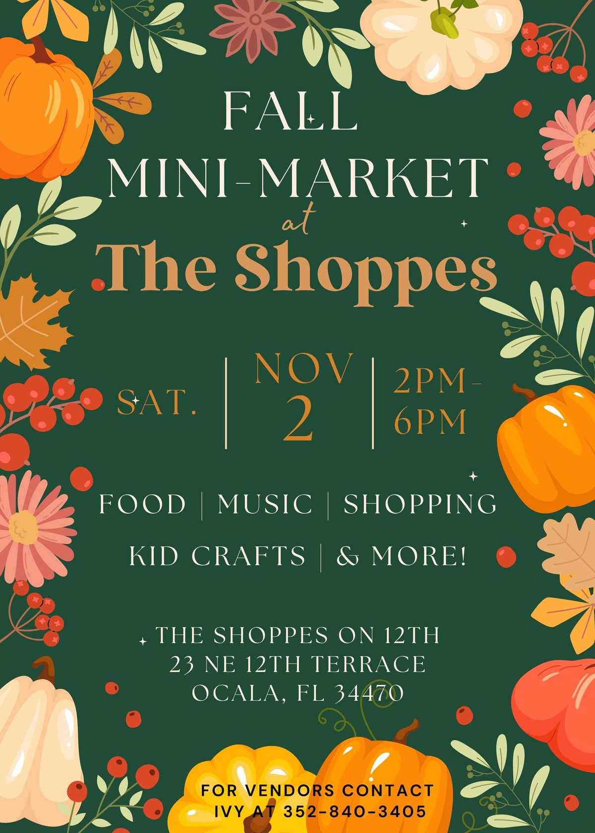 Fall Mini-Market at The Shoppes