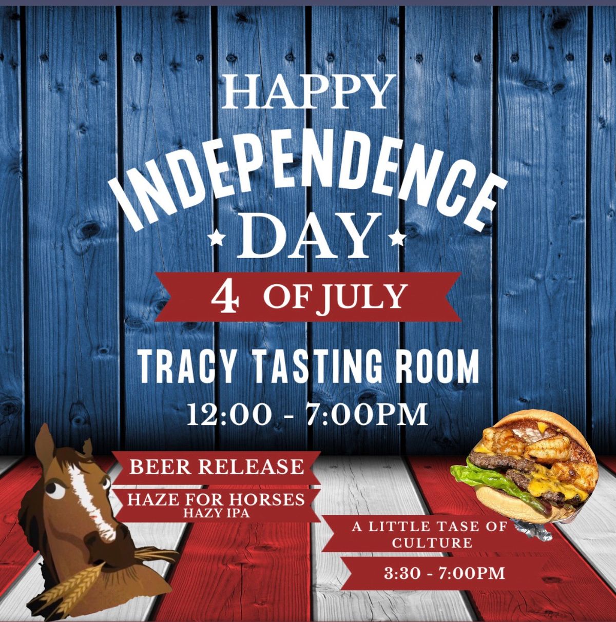 4th of July - Tracy Tasting Room 