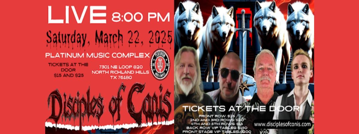 Disciples of Canis LIVE in Concert at Platinum Music Complex