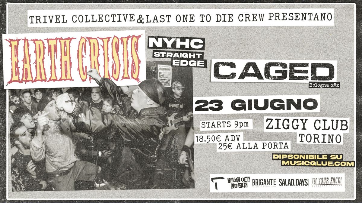 EARTH CRISIS + CAGED @ ZIGGY CLUB, TORINO \/\/ 23\/06\/2025