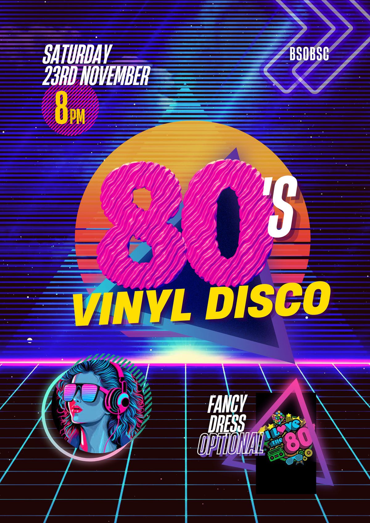 80s vinyl disco 