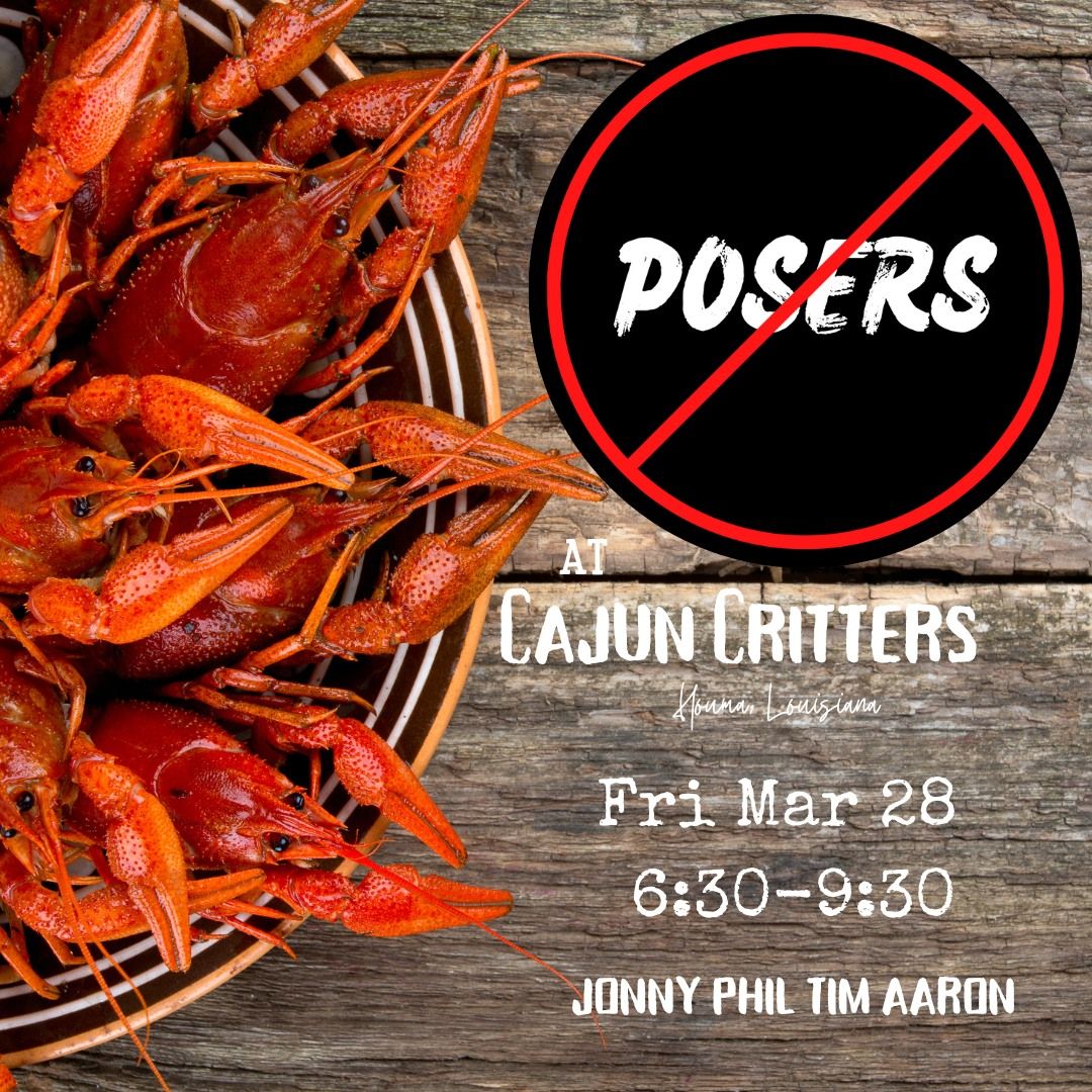 No Posers at Cajun Critters