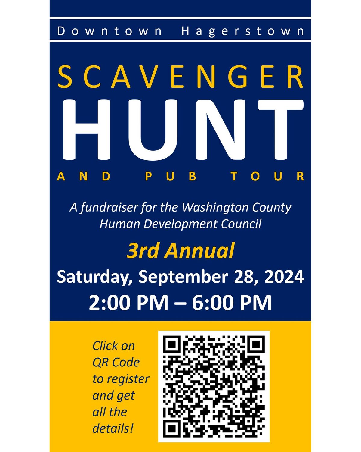 3nd Annual Scavenger Hunt & Pub Tour Fundraiser 