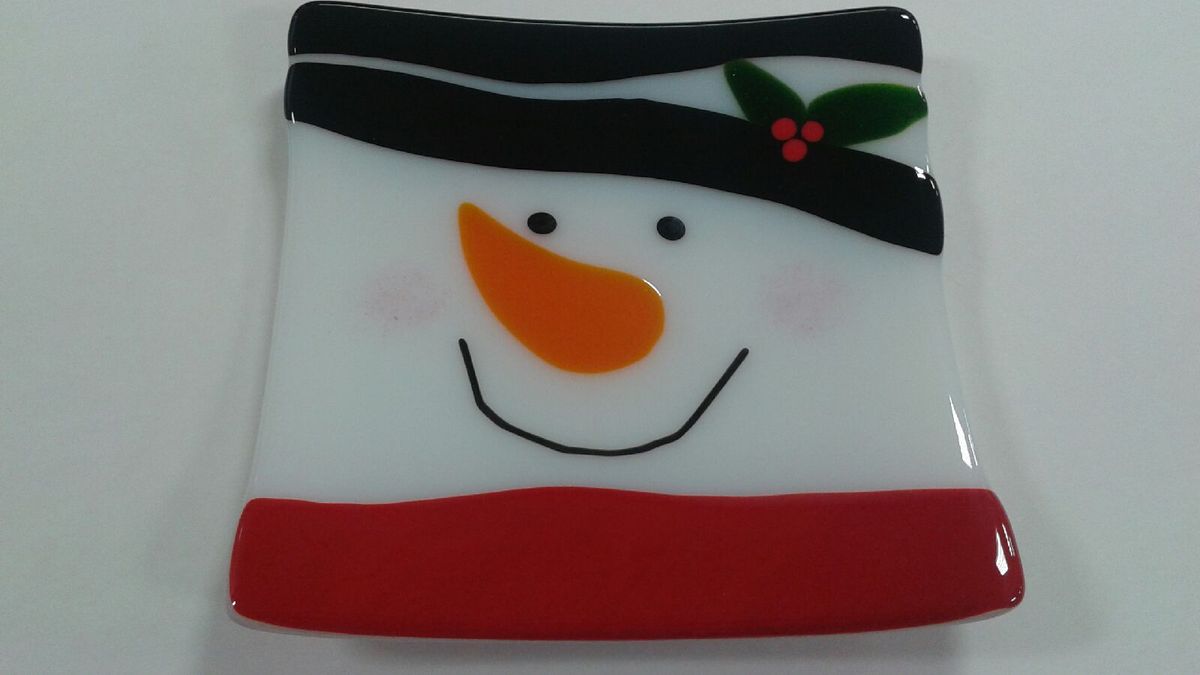 Snowman Plate