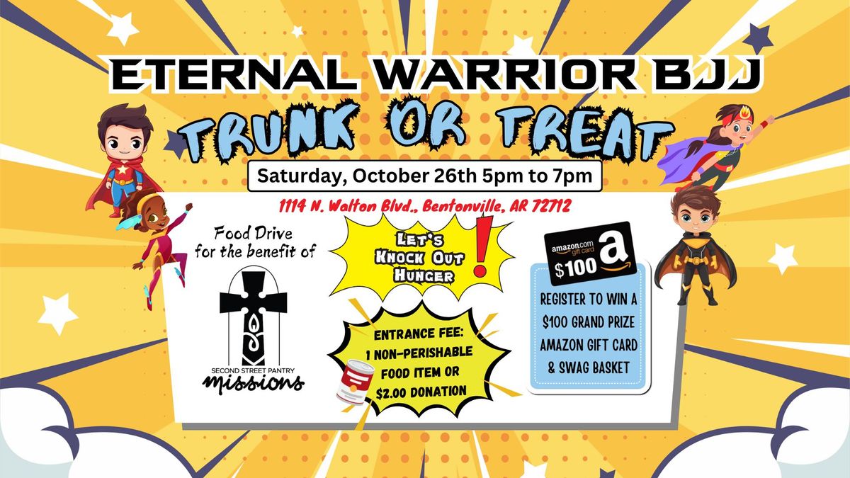 Eternal Warrior BJJ's Superhero Trunk or Treat \ud83c\udf83