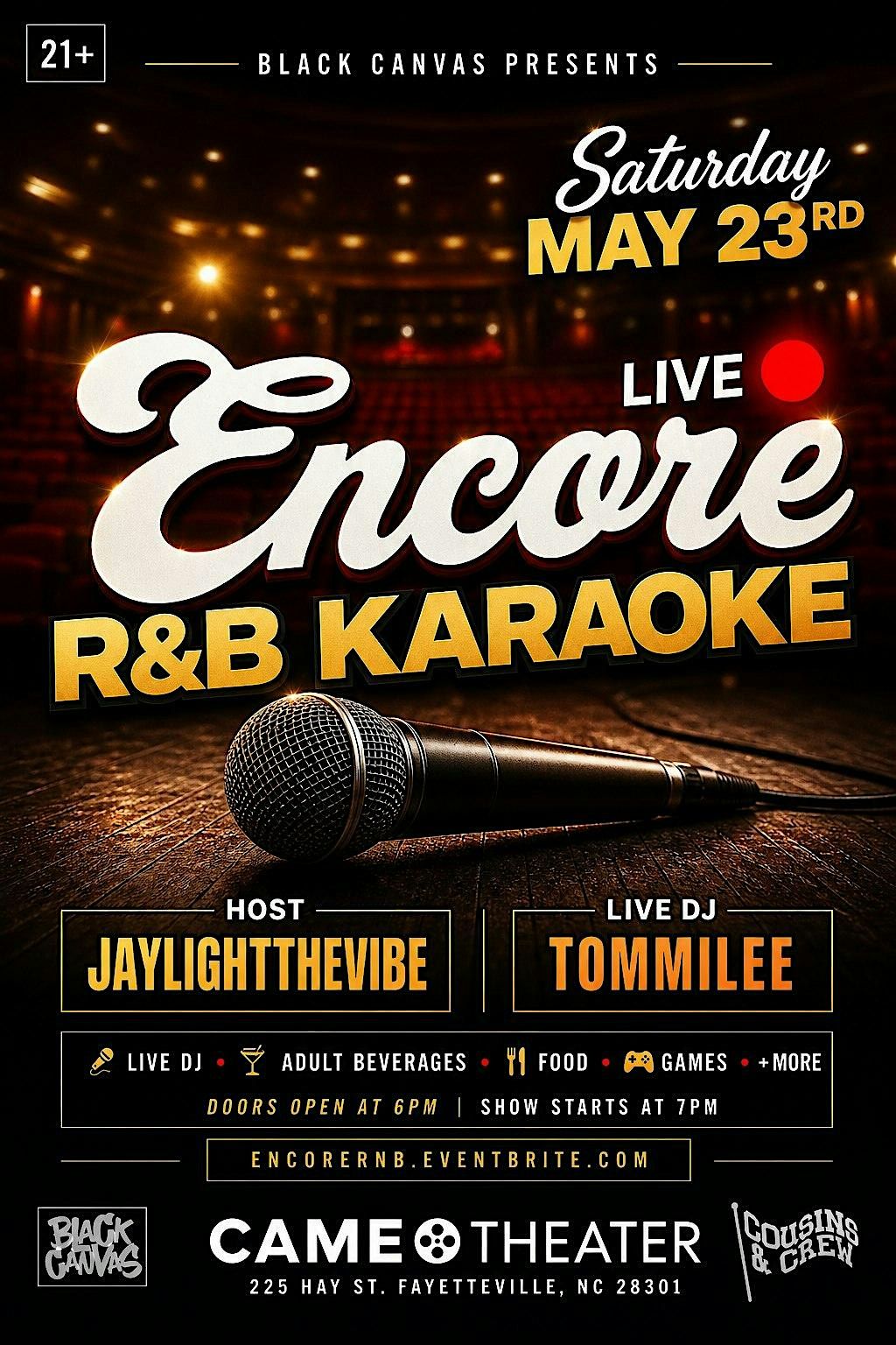 ENCORE LIVE: R&B Karaoke Experience