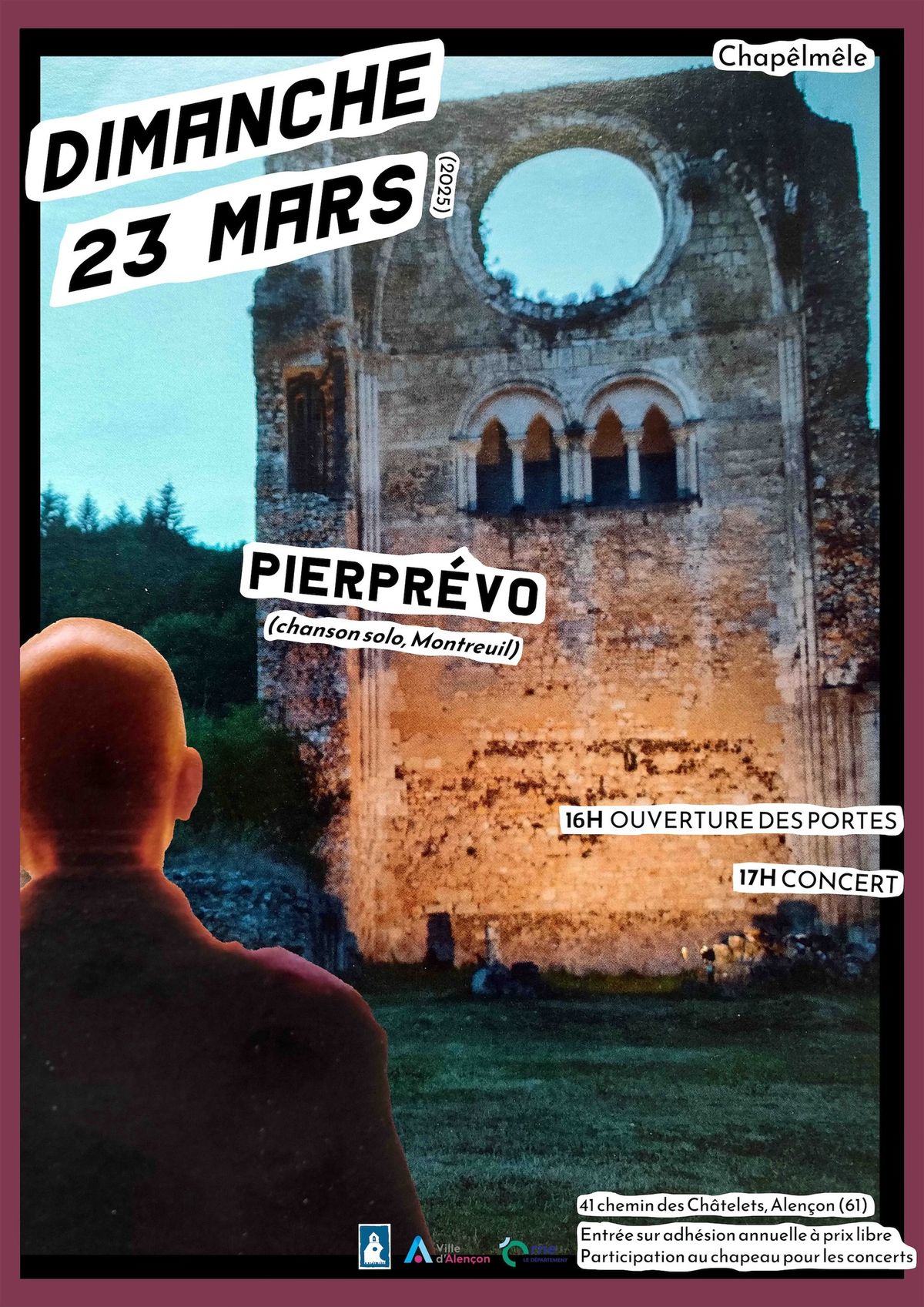 Concert : Pierpr\u00e9vo (chanson solo, Montreuil)