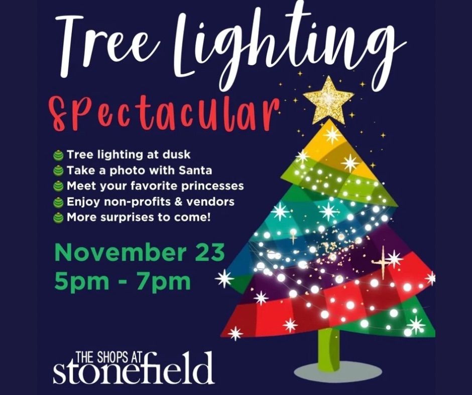 Tree Lighting Spectacular at The Shops at Stonefield!