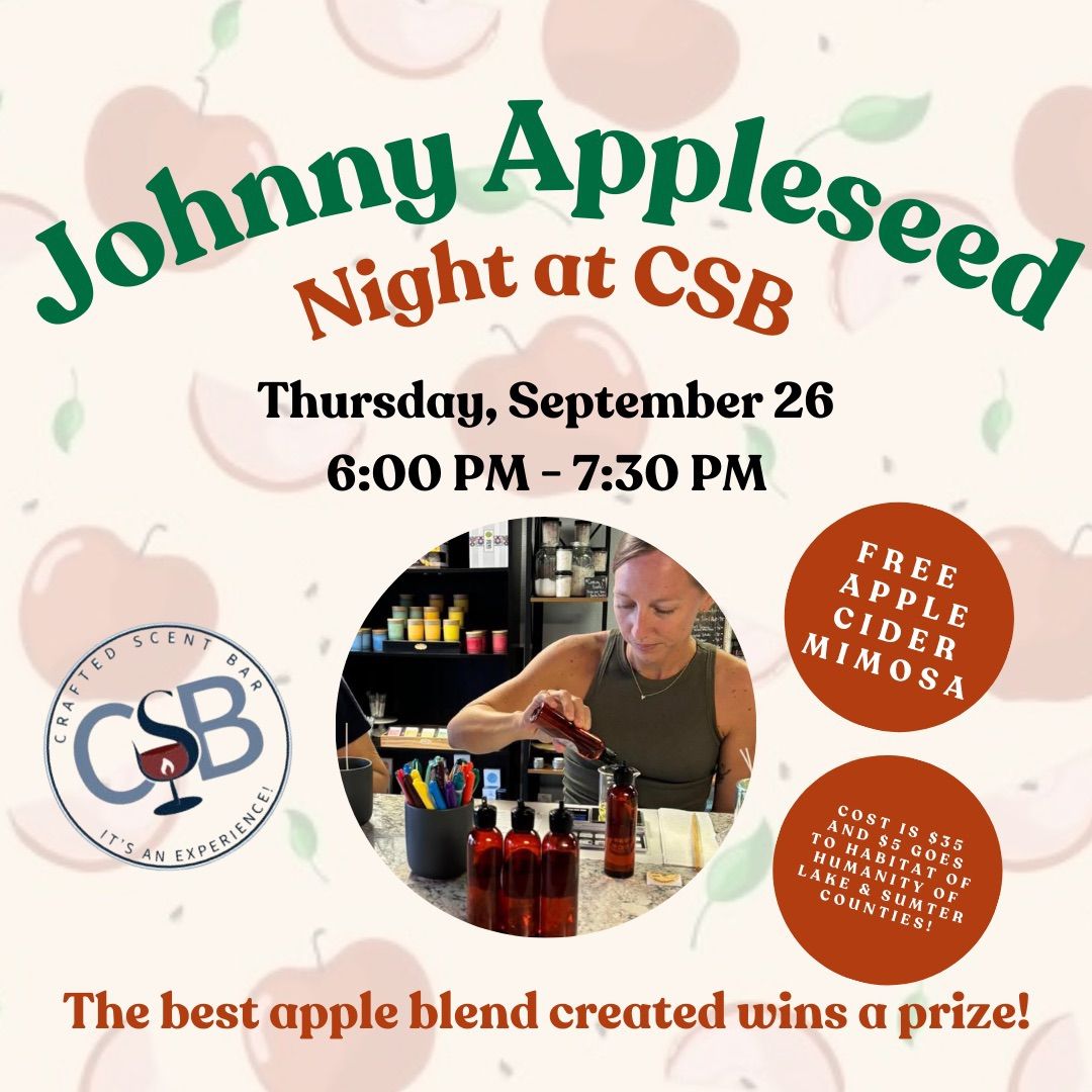 Johnny Appleseed Night at CSB \ud83c\udf4e