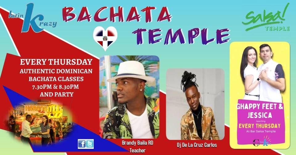 BACHATA TEMPLE , 2 Hours of classes plus social, Bar Salsa Temple