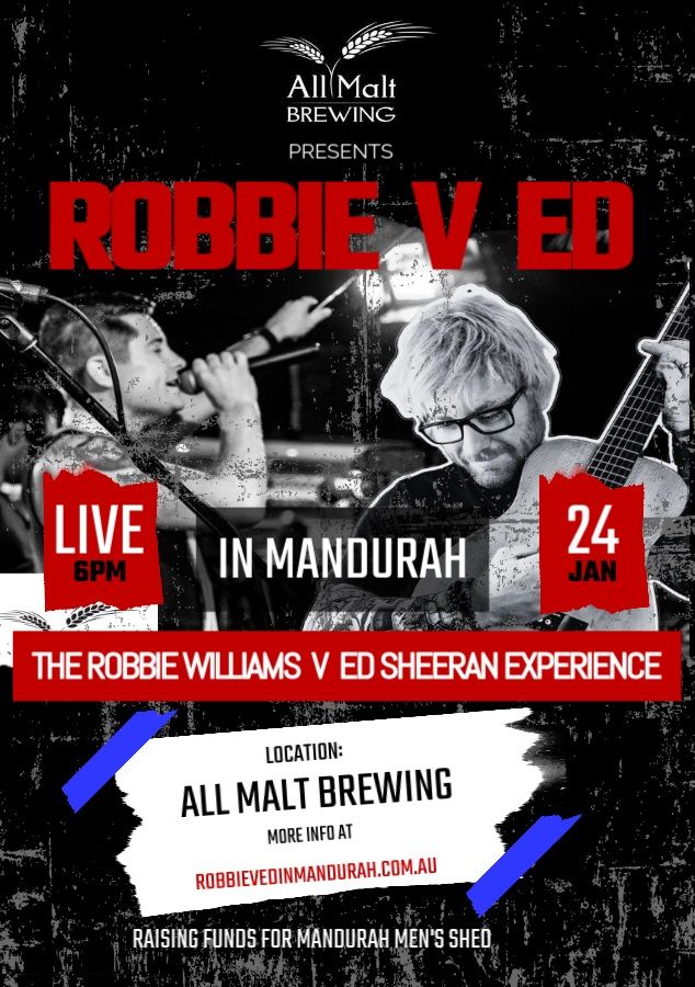 Robbie Williams v Ed Sheeran Experience in Mandurah