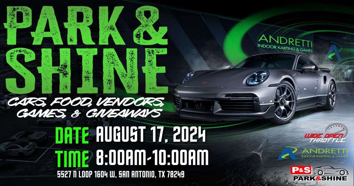 Park & Shine Car Show at Andretti!