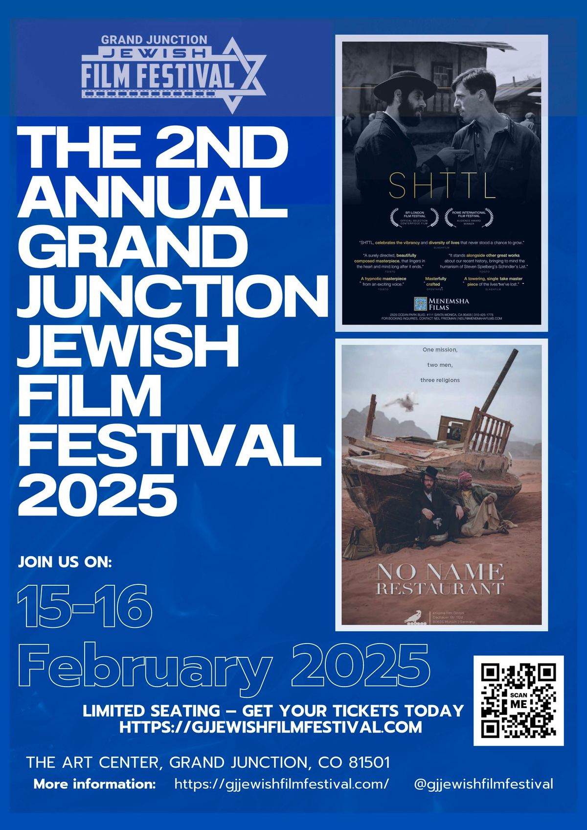 Second Annual Grand Junction Jewish Film Festival