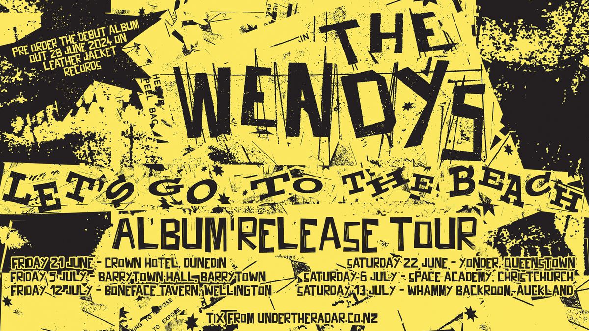 The Wendys - Let's Go To The Beach album release tour WGT