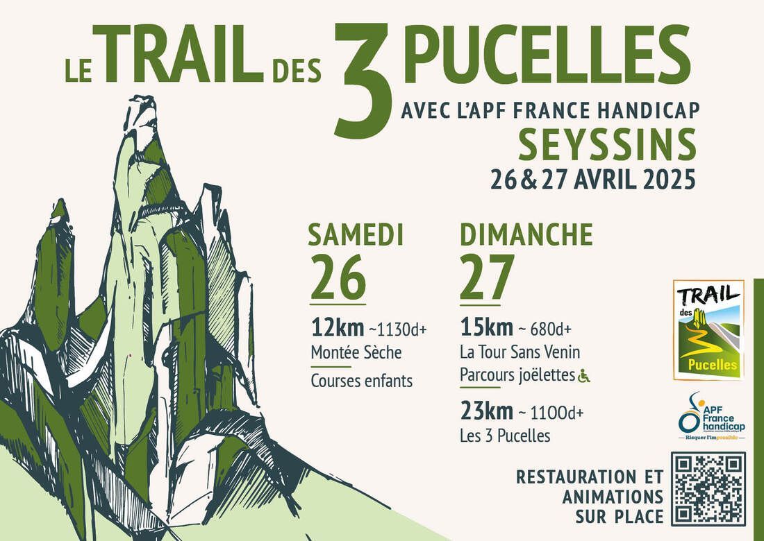 Trail des 3 Pucelles et APF France handicap Isere