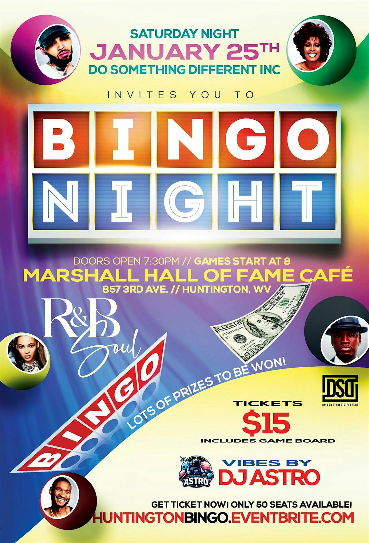 R&B Soul Bingo Huntington