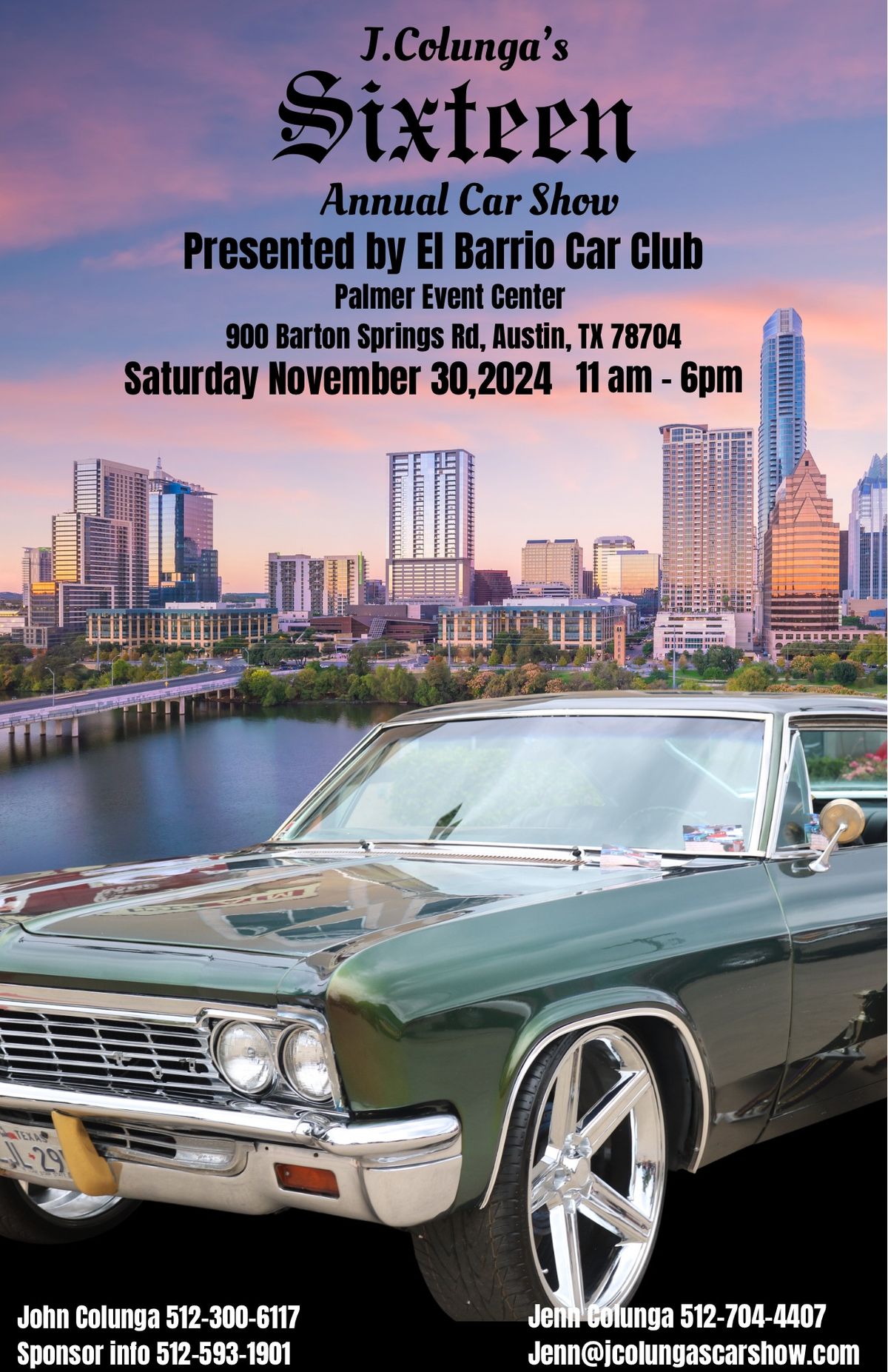 J.Colunga\u2019s 16 Annual Car Show 