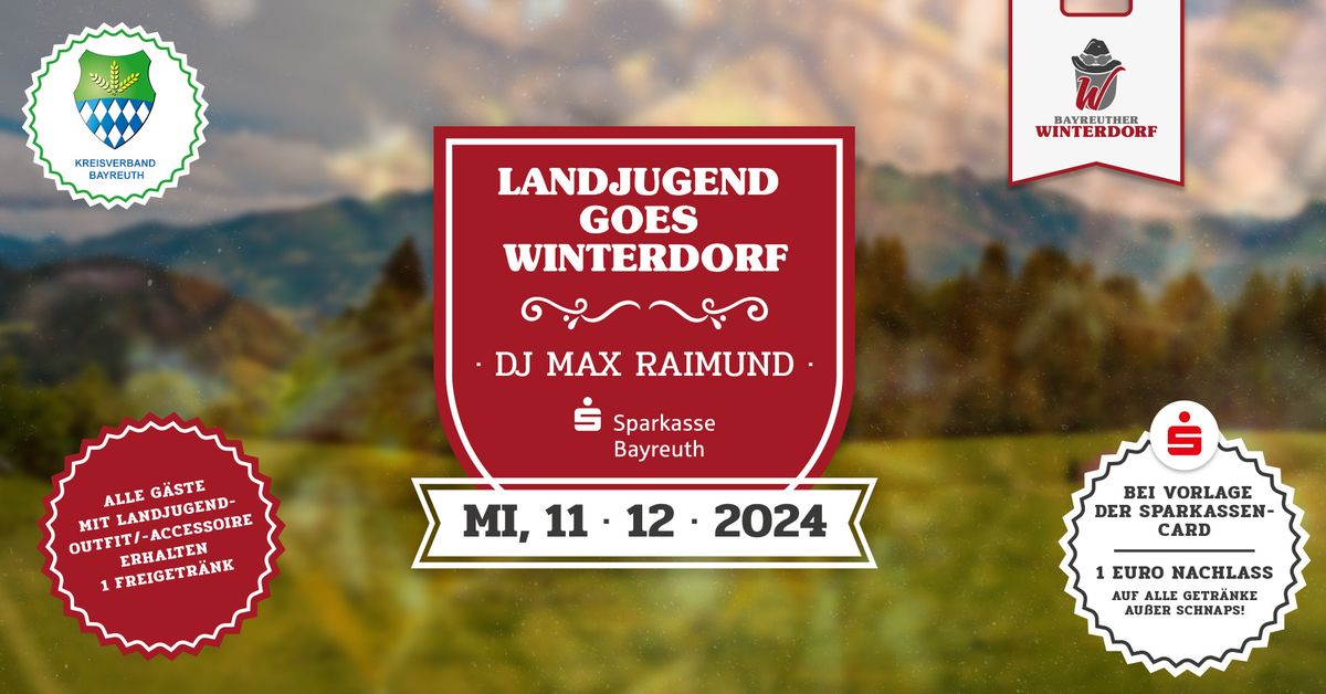 Landjugend goes Winterdorf - mit der Sparkasse Bayreuth