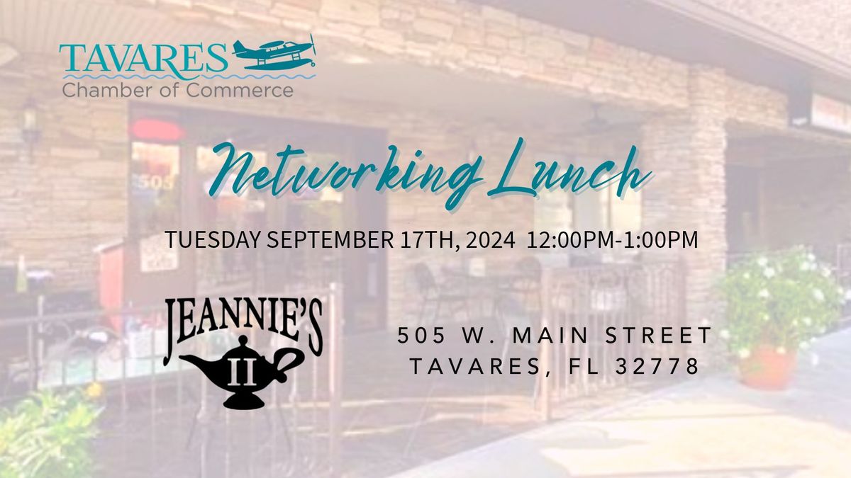 Tavares Chamber of Commerce Luncheon