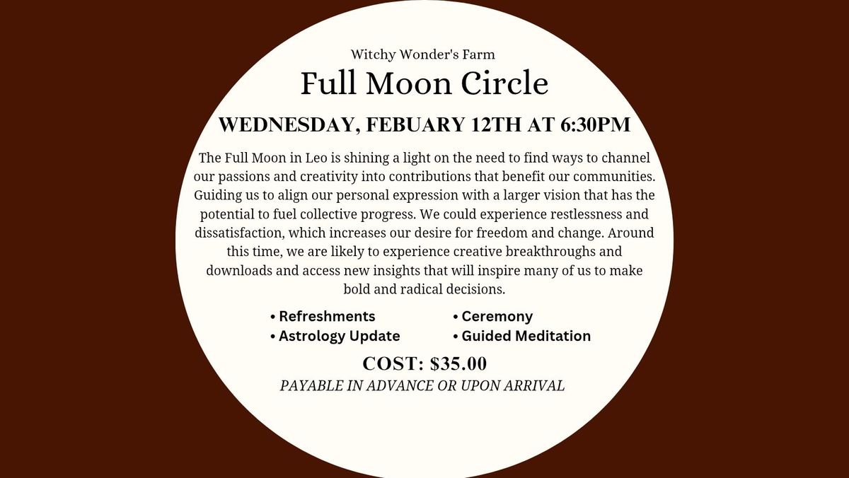 Full Moon Circle