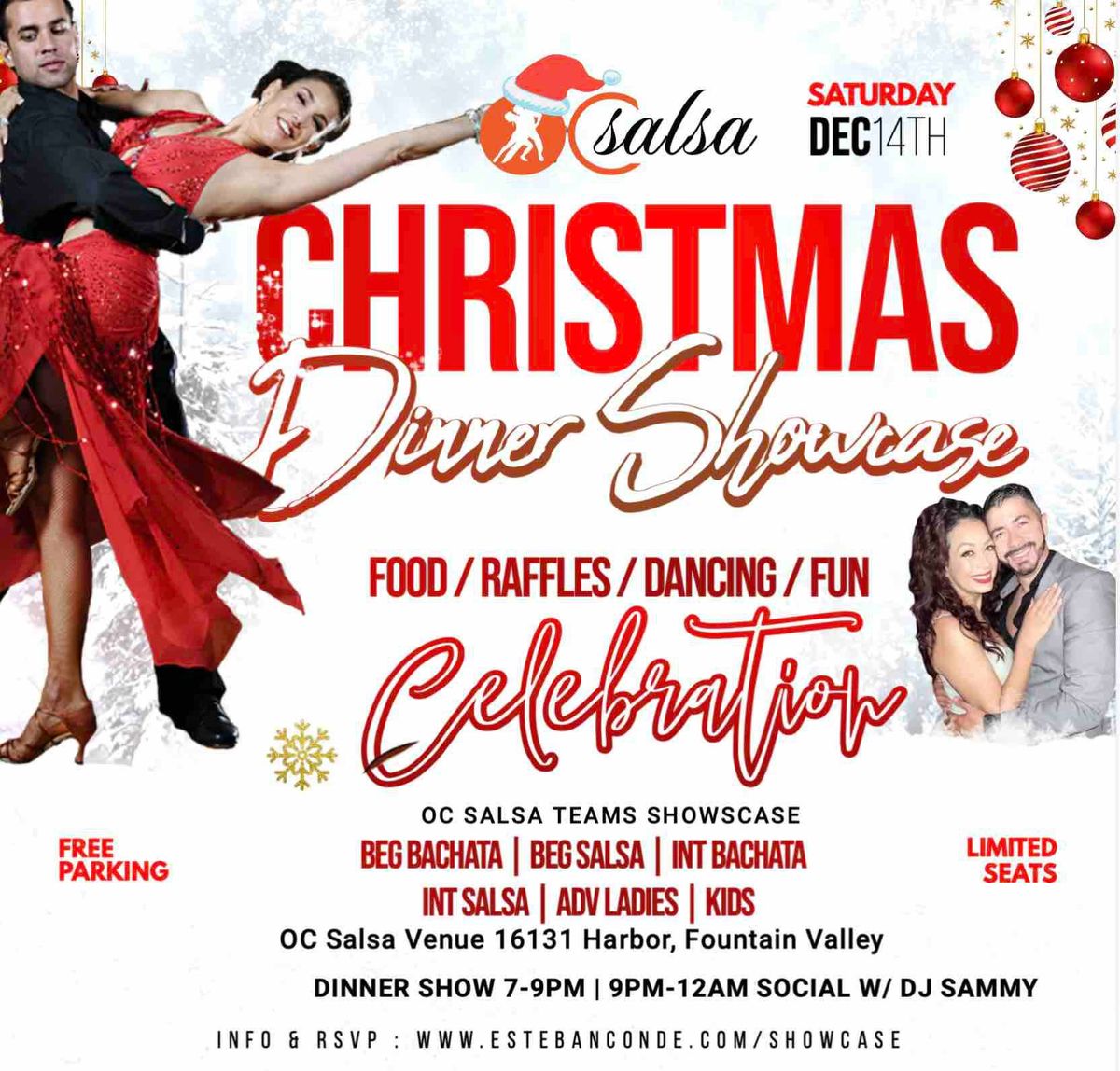 OC Salsa Christmas Dinner Party & Shows