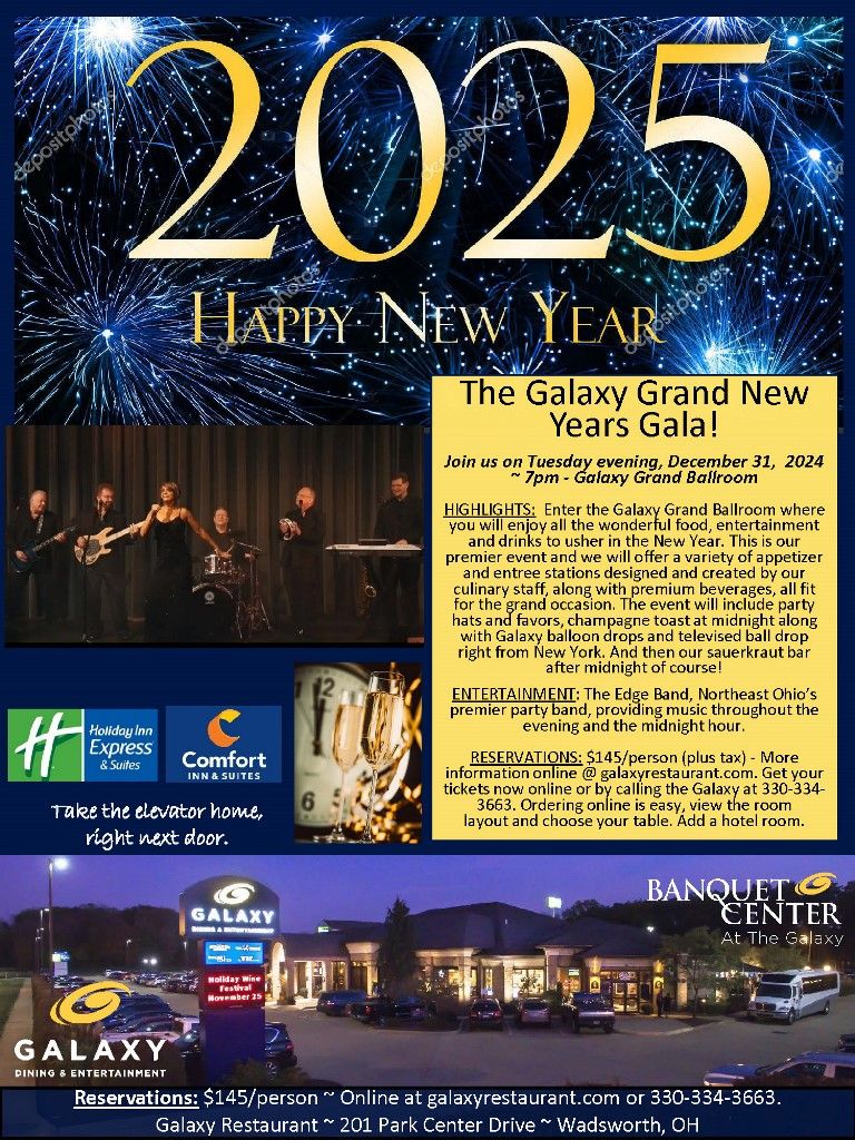 Grand New Years Eve Gala at the Galaxy