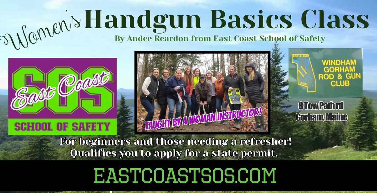 Women's Handgun Basics with Andee Reardon in Gorham