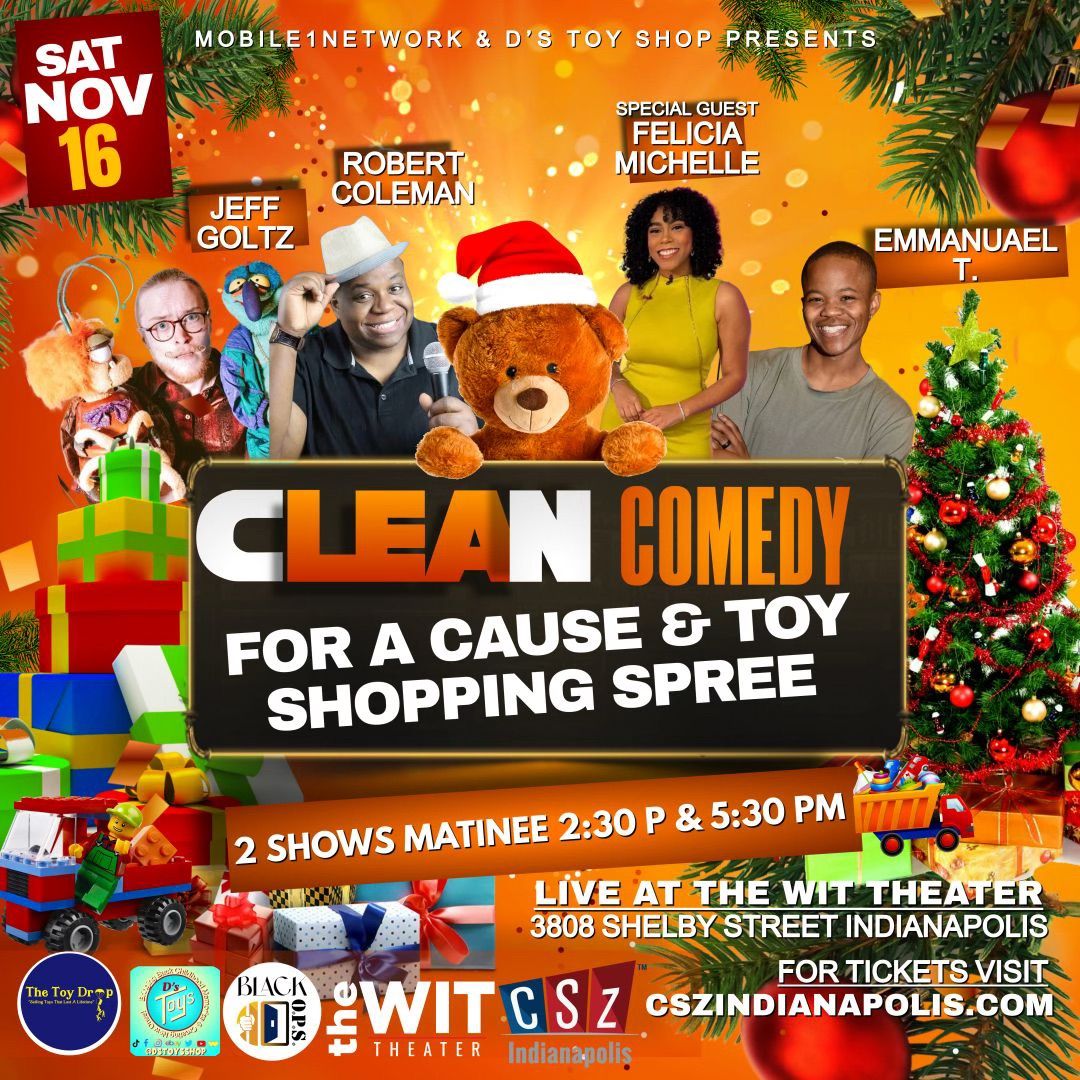 Clean Comedy for a Cause & Toy Shopping Spree