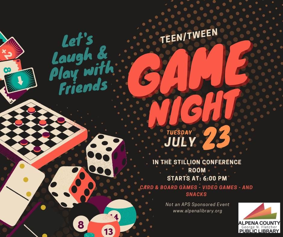 Teen\/Tween Game Night