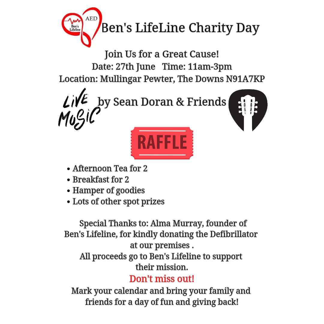 Ben's LifeLine Charity Day
