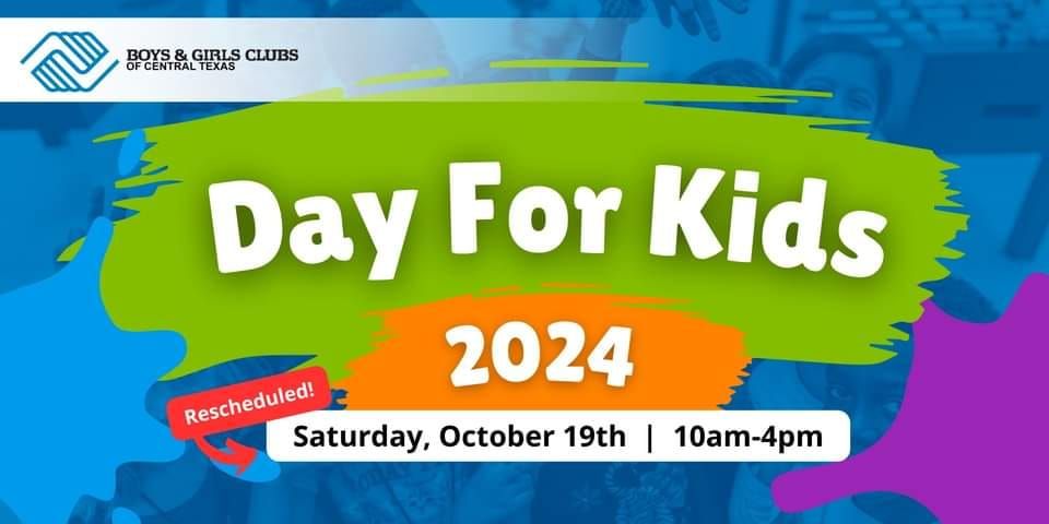 GOH will be at BGCTX Day for Kids