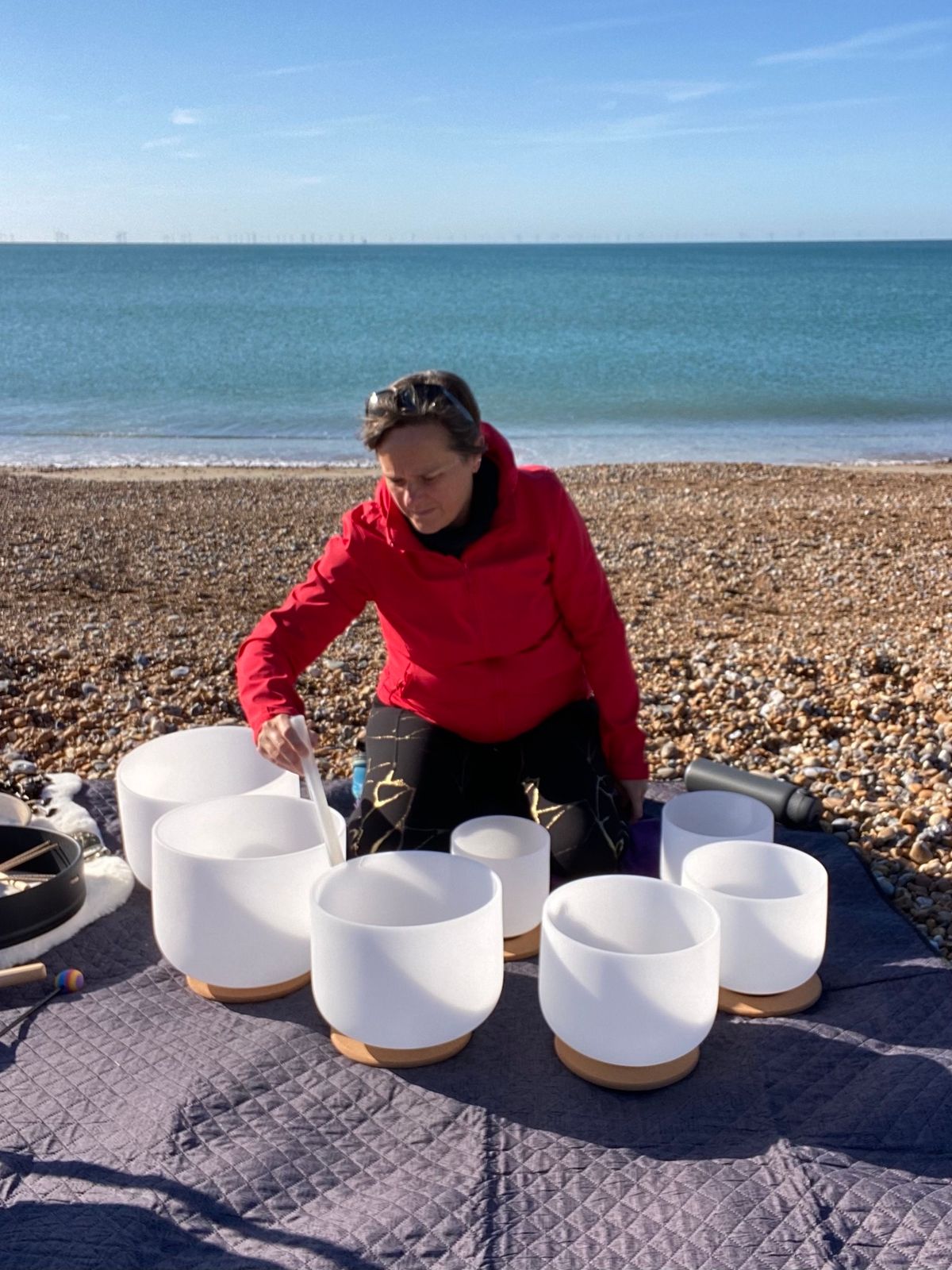 Morning Sound Healing, Hove Beach