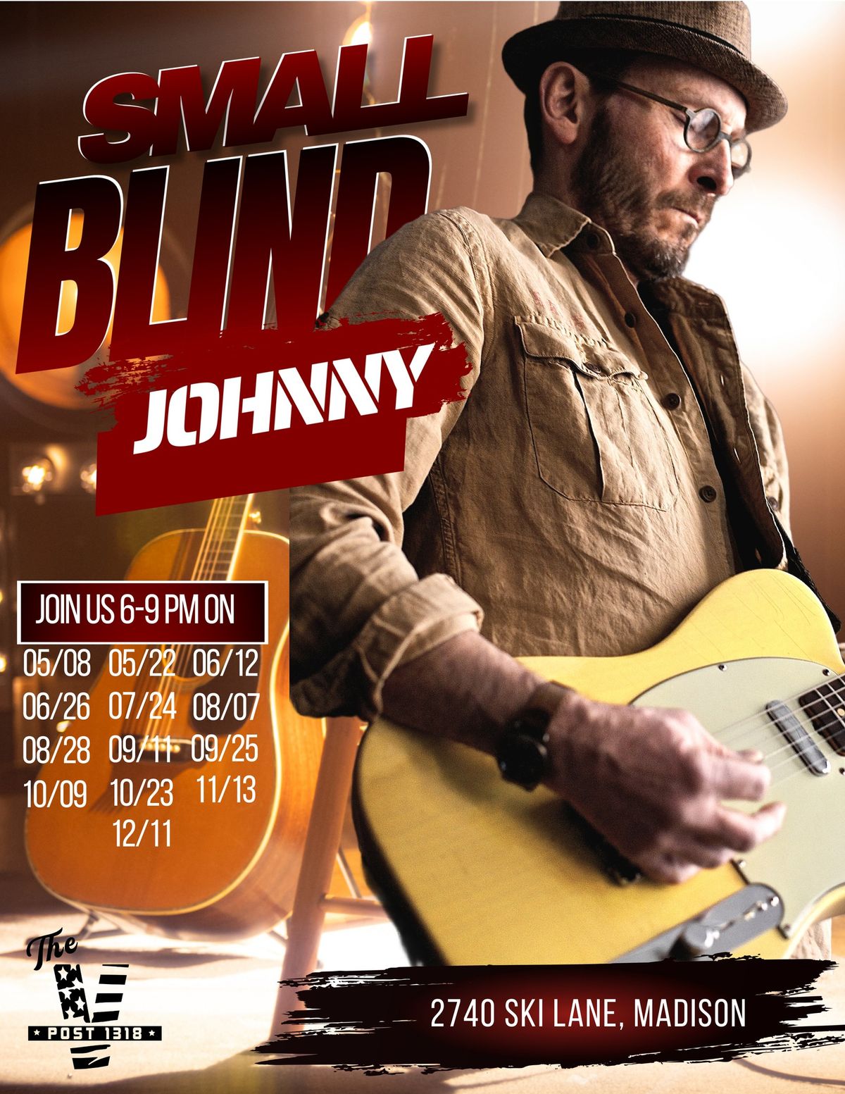 LIVE MUSIC Small Blind Johnny
