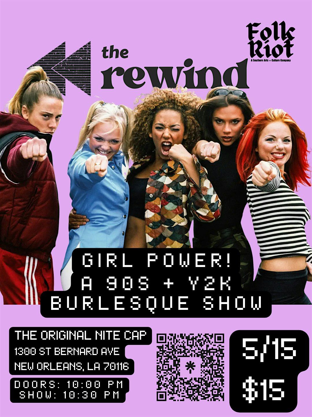 The Rewind: A Girl Power! (90s\/Y2K) Burlesque Show