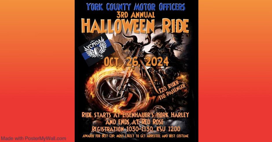 Third Annual YCMOA Halloween Ride