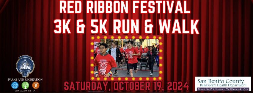 34th Annual Red Ribbon 3K & 5K Run and Festival 