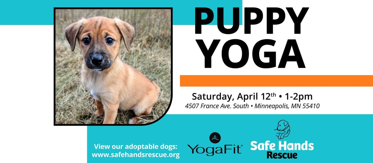 Safe Hands Rescue\/YogaFit Puppy Yoga