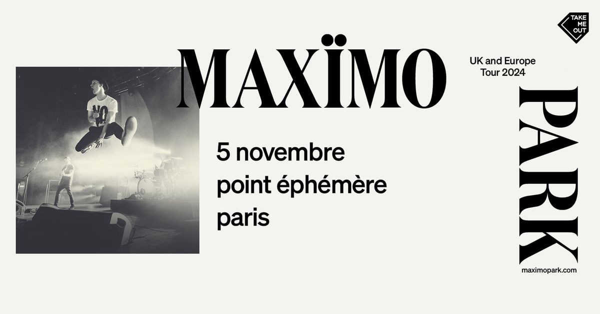 Max\u00efmo Park en concert au Point \u00c9ph\u00e9m\u00e8re \u00b7 Paris